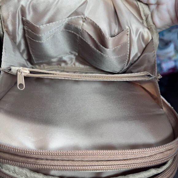 Multisac Floral Crossbody Purse Adjustable Strap Multiple Pockets Faux‎ Leather - Picture 9 of 11